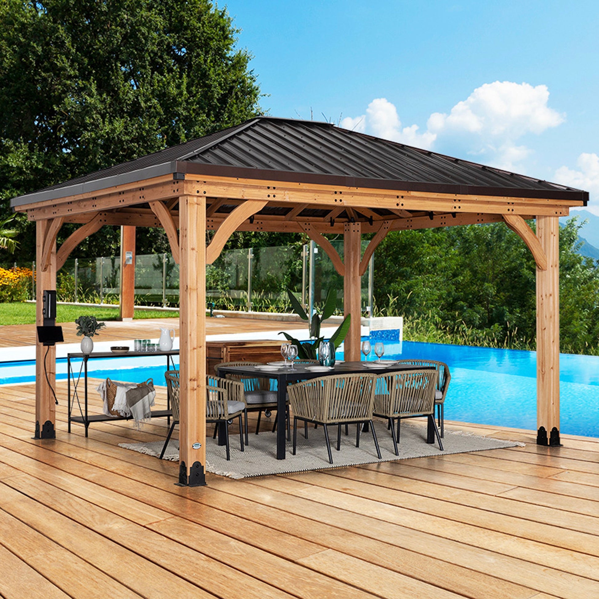 14x12 Barrington Gazebo - Backyard Discovery
