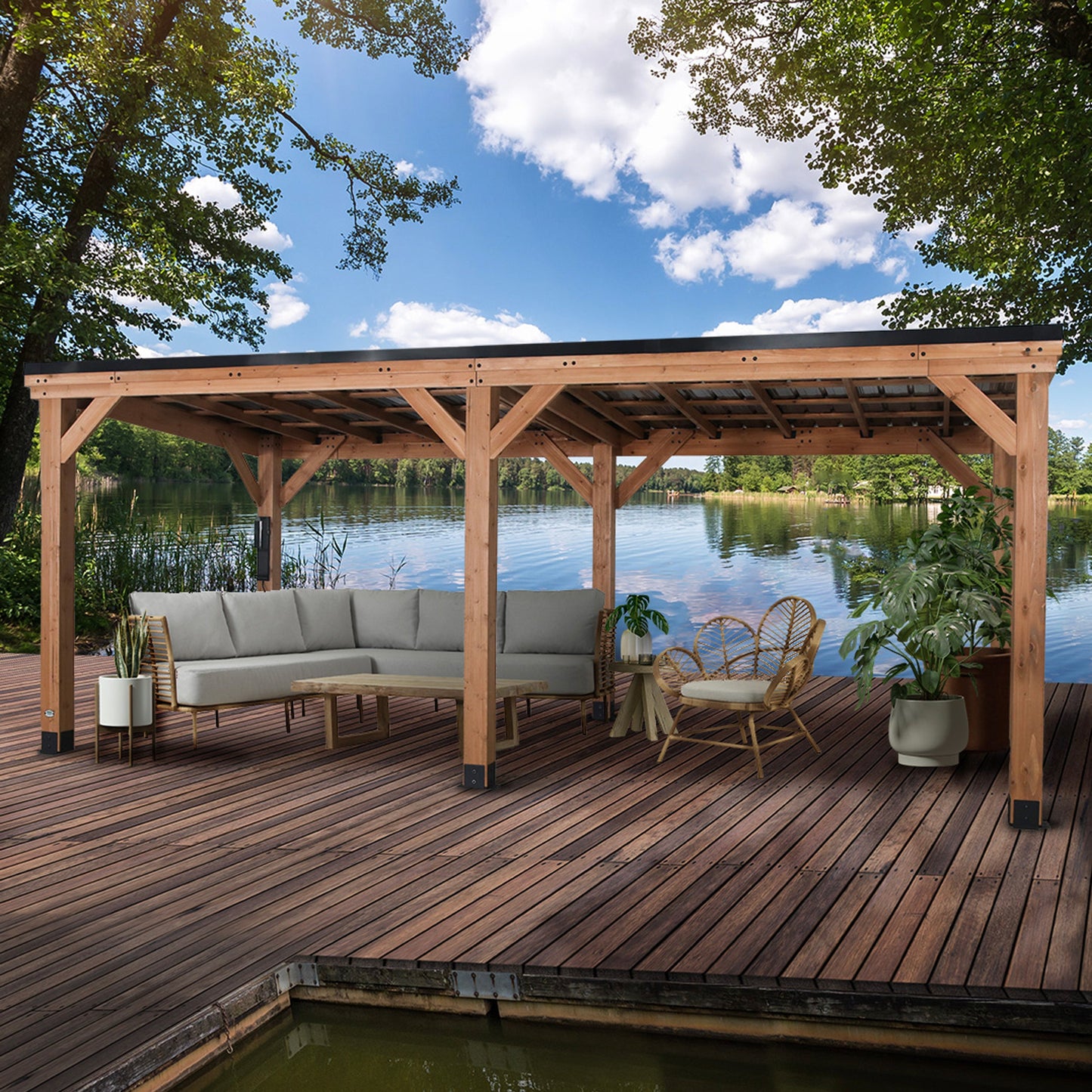 20x9.5 Arcadia Gazebo - Backyard Discovery